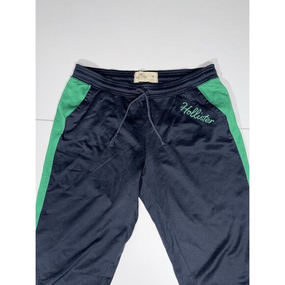 Vintage 2000s Hollister Womens Size Medium Sweatpants Green Blue y2k rare vtg - Picture 3 of 8